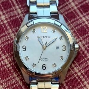 Citizen Watch 8 Swarorski Crystal Face NWT